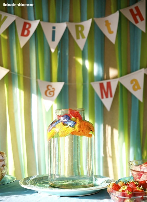 watergun birthday party - The Handmade Home