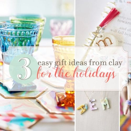 Using Air Dry Clay to Make Rustic Gift Tags | My Life From Home